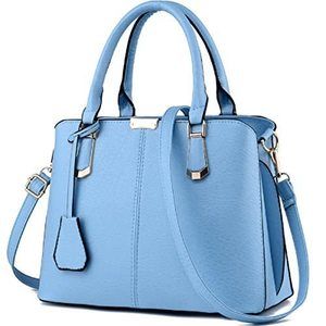 Classic Purses And Handbags For Fashion Messenger Satchel Pu Textured Top